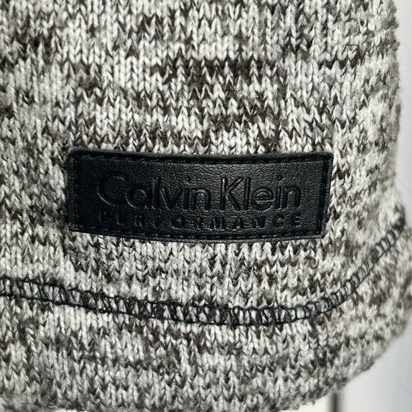 Calvin Klein Performance Longline Zip Hoodie Sweater Coat Gray L - Picture 4 of 4